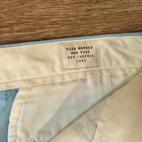 Light Blue Club Monaco Pants - Picture 3 of 5